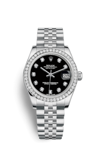 Datejust 31 Stainless Steel Diamond / Jubilee / Black - Diamond