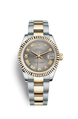 Datejust 31 Rolesor Yellow Fluted / Oyster / Steel Roman