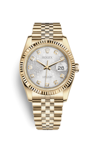 Datejust 36 Yellow Gold Fluted / Jubilee / Rhodium Computer