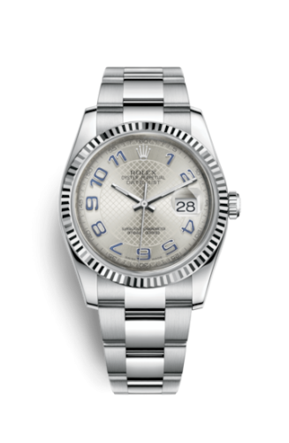 Datejust 36 Stainless Steel Fluted / Oyster / Silver Arabic