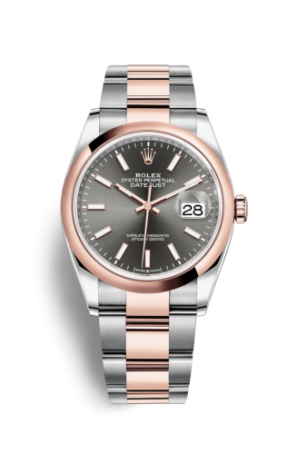 Datejust 36 Stainless Steel / Everose / Smooth / Slate / Oyster