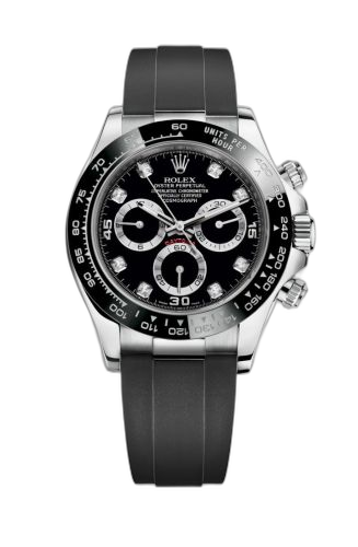 Cosmograph Daytona White Gold / Cerachrom / Black - Diamond / Oysterflex