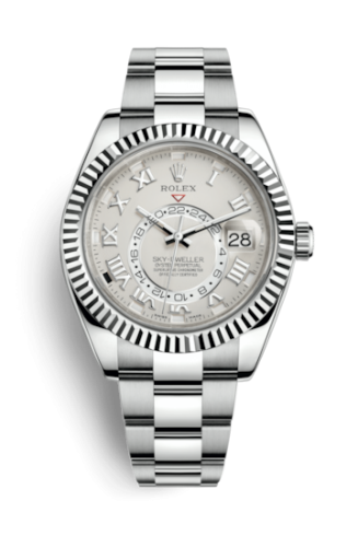 Sky-Dweller White Gold / Ivory