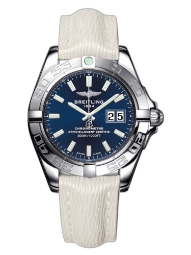 Galactic 41 Stainless Steel / Horizon Blue / Sahara
