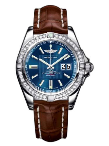 Galactic 41 Stainless Steel / Diamond / Metallica Blue / Croco