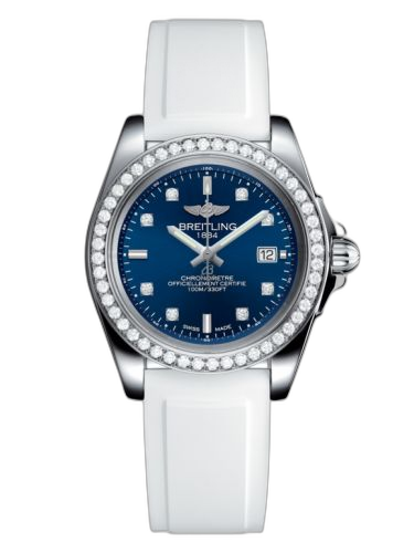 Galactic 32 Sleek Edition Stainless Steel / Diamond / Horizon Blue Diamond / Rubber