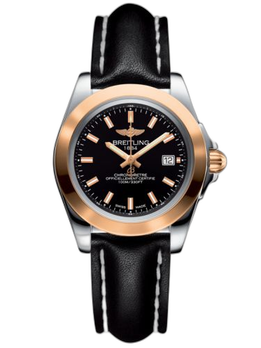 Galactic 32 Sleek Edition Stainless Steel / Rose Gold / Trophy Black / Calf