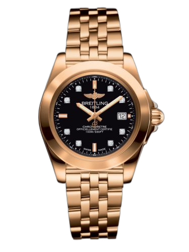 Galactic 32 Sleek Edition Rose Gold / Trophy Black Diamond / Bracelet