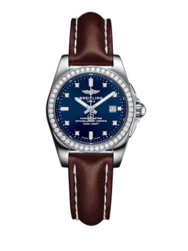 Galactic 29 Stainless Steel / Diamond / Horizon Blue Diamond / Calf