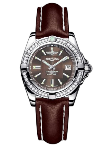 Galactic 32 Stainless Steel / Diamond / Solar Bronze / Calf