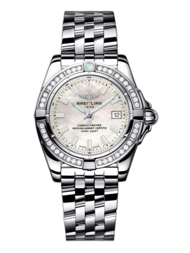 Galactic 32 Stainless Steel / Diamond / Pearl / Bracelet