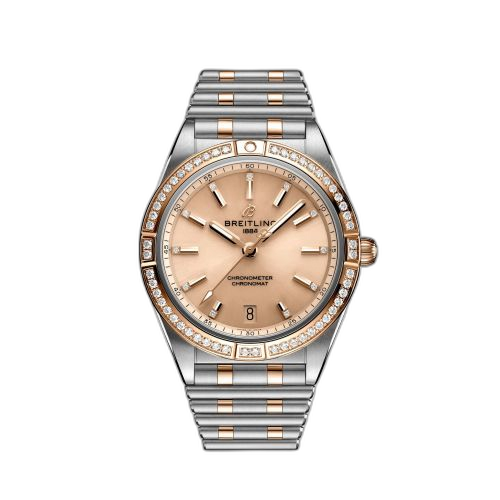Chronomat Automatic 36 Stainless Steel / Red Gold - Diamond / Copper / Rouleaux