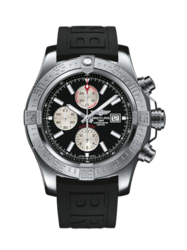 Super Avenger II Stainless Steel / Volcano Black / Rubber / Pin