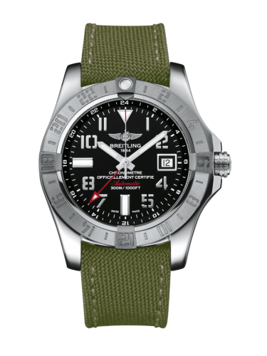 Avenger II GMT Stainless Steel / Volcano Black / Military / Pin