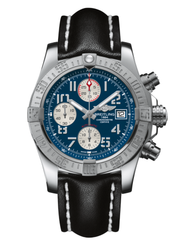Avenger II Stainless Steel / Mariner Blue / Calf / Folding