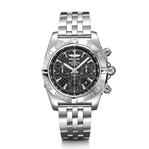 [AB0110121B2A1] Chronomat 44 Stainless Steel / Carbon / Bracelet