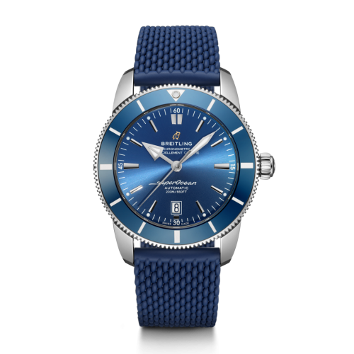 [AB2020161C1S1 (aka: AB202016.C961.277S)] Superocean Heritage II 46 Stainless Steel / Blue / Blue / Aero Classic
