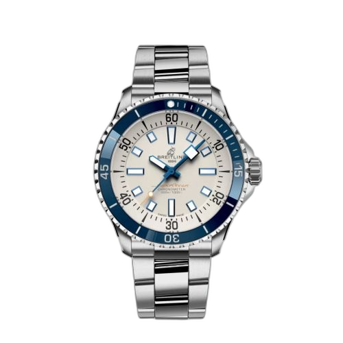 [A17375E71G1A1] SuperOcean Automatic 42 Stainless Steel / White / Bracelet
