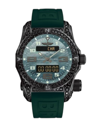 [V76325AX/L527/286S/V20DSA.4] Emergency II Night Mission Diamondworks / Green Mother-of-Pearl / Rubber / Folding