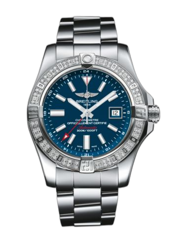 [A3239053.C872.170A] Avenger II GMT Stainless Steel / Diamond / Mariner Blue / Bracelet