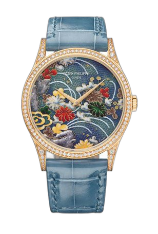 [5077/100R-057] Calatrava 5077 Kimonos with Floral Patterns