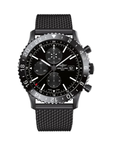 [M2431013.BF02.159M] Chronoliner Blacksteel / Black / Ocean Classic