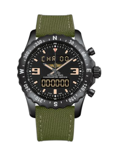 [M7836622.BD39.105W] Chronospace Military Blacksteel / Volcano Black / Military