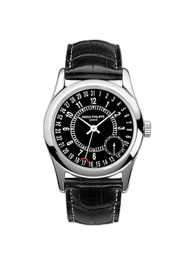 [6000G-001] Calatrava 6000 White Gold / Black