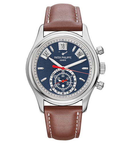 [5960/01G-001] Annual Calendar Chronograph 5960 White Gold / Blue