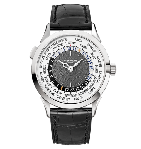 [5230G-001] World Time 5230 White Gold / Grey / Hong Kong