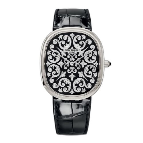 [5738/50P-001] Golden Ellipse 5738 Platinum / Volute