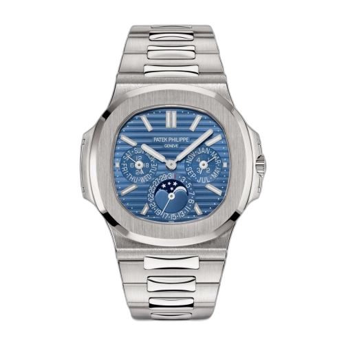 [5740/1G-001] Nautilus Perpetual Calendar 5740 White Gold / Blue