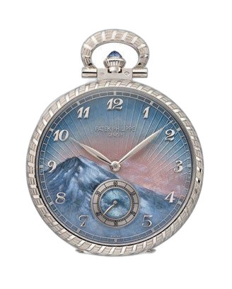 [995/134G] Pocket Watch Shizuoka and Mount Fuji / Tokyo 2023