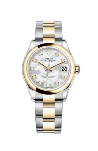 [278243-0027] Datejust 31 Stainless Steel / Yellow Gold / Domed / MOP / Oyster