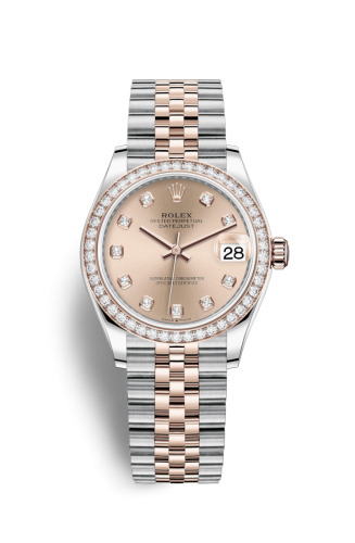 [278381rbr-0024] Datejust 31 Stainless Steel/ Rose Gold / Diamond / Rose - Diamond / Jubilee