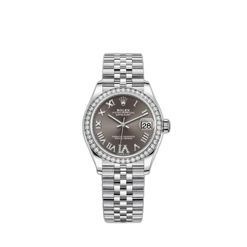 [278384rbr-0032] Datejust 31 Stainless Steel Diamond / Jubilee / Grey - Roman