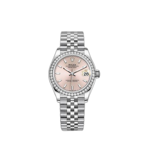 [278384rbr-0018] Datejust 31 Stainless Steel Diamond / Jubilee / Pink