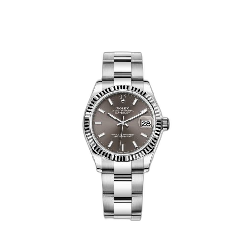 [278274-0015] Datejust 31 Stainless Steel Fluted / Oyster / Grey