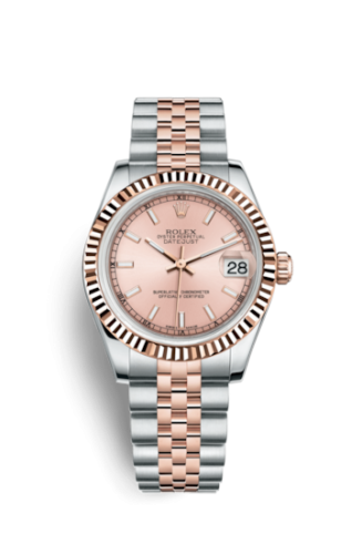 [178271-0005] Datejust 31 Rolesor Everose Fluted / Jubilee / Pink