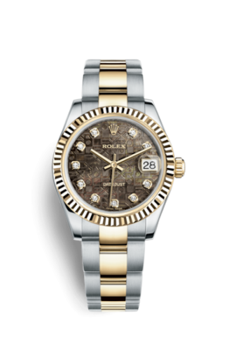 [178273-0061] Datejust 31 Rolesor Yellow Fluted / Oyster / Black MOP Computer