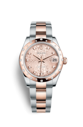 [178341-0035] Datejust 31 Rolesor Everose Domed Diamond / Oyster / Pink Computer