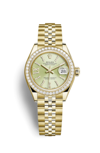 [279138rbr-0004] Lady-Datejust 28 Yellow Gold Diamond / Jubilee / Linden Diamonds