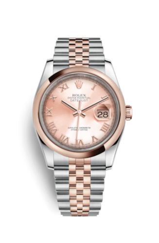 [116201-0070] Datejust 36 Rolesor Everose Domed / Jubilee / Pink Roman
