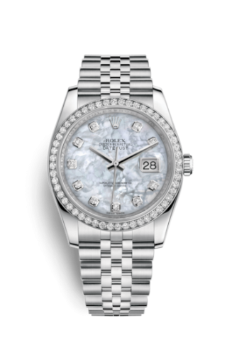 [116244-0011] Datejust 36 Stainless Steel Diamond / Jubilee / MOP