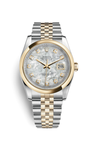 [116203-0170] Datejust 36 Rolesor Yellow Domed / Jubilee / MOP