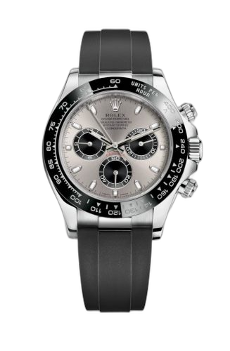 [116519LN-0027 (aka: M116519ln-0027)] Cosmograph Daytona White Gold / Cerachrom / Silver / Oysterflex