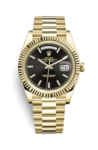 [228238-0007] Day-Date 40 Yellow Gold / Black