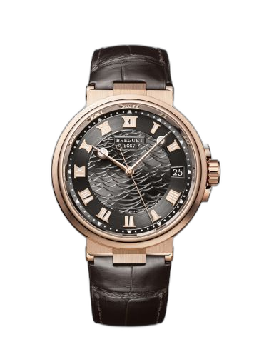 [5517BR/G3/9ZU] Marine 5517 Rose Gold / Slate Grey / Alligator