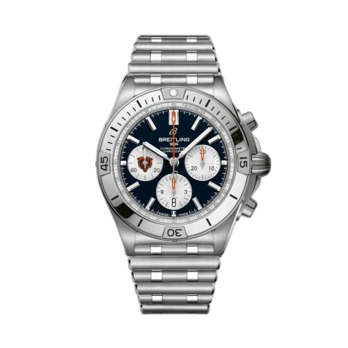 [AB01342B1C5A1] Chronomat B01 42 NFL Chicago Bears