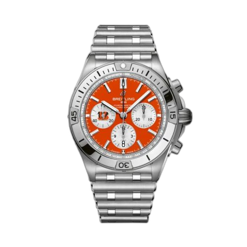 [AB01342B1O1A1] Chronomat B01 42 NFL Cincinnati Bengals